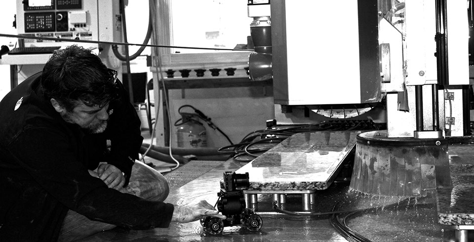 filiming stone machines