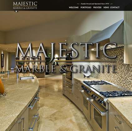 website and seo page for majestic